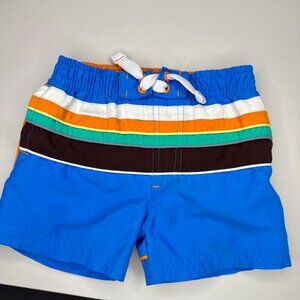 Sand N Sun Striped Swim Toddler Trunk Shorts